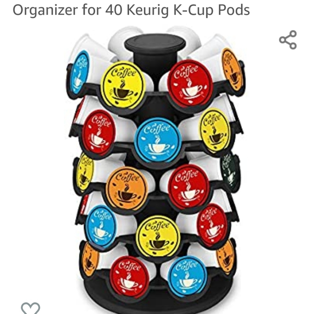 🌻 K cup organizer - 40 Count capacity